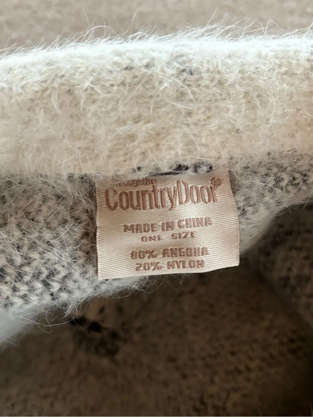 Vintage Angora Beret